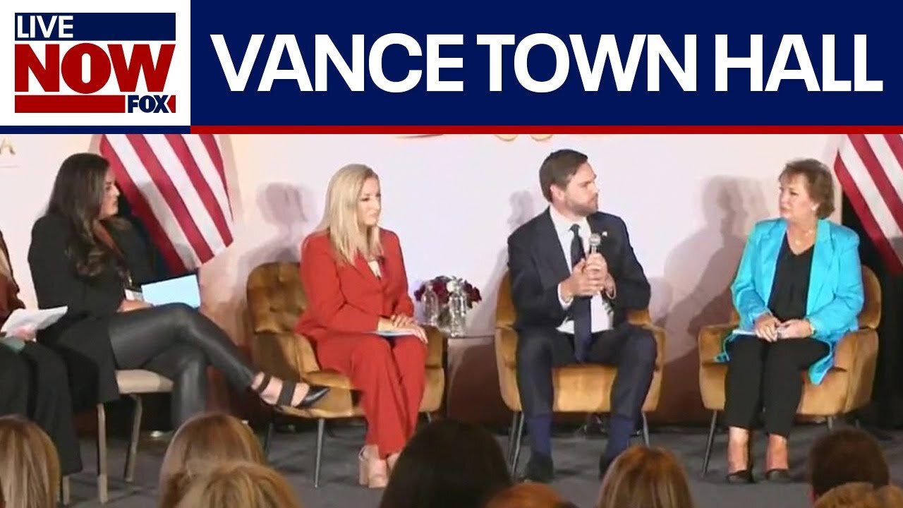 JD Vance town hall with "Moms for America" in Pennsylvania