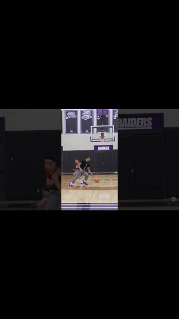 My little brother's crossover is NBA ready!