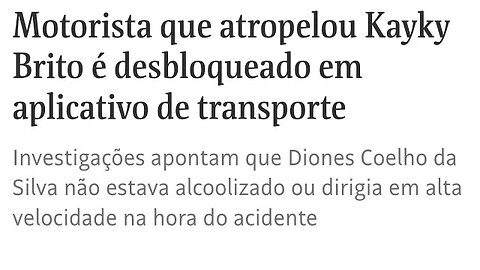 MOTORISTA DE APLICATIVO ATROPELA ATOR DA GLOBO!