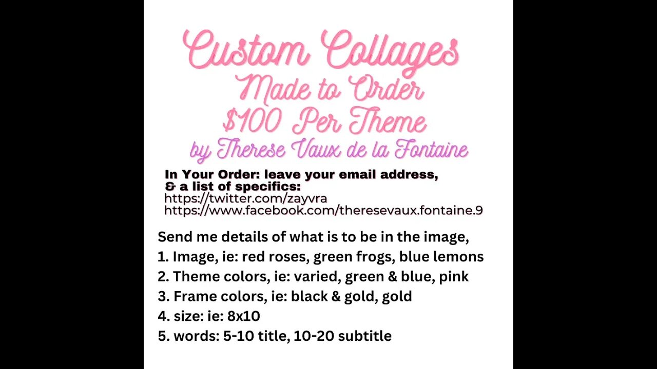 Custom Collages Made to Order: by Therese