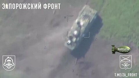 Russian 'Lancet' & 'Cube' kamikaze drones destroy BTR-80 & Leopard 2A6 tank