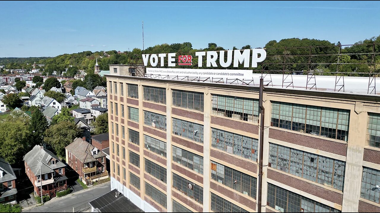 Democrat Mayor Sues After NY Company Unveils 100-Foot 'Vote For Trump' Sign