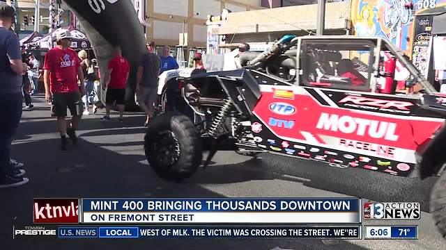 2018 Mint 400 underway in Las Vegas