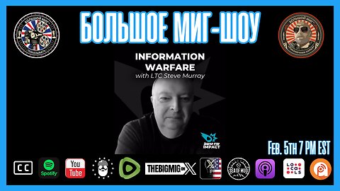 Информационная война с LTC Стивом Мюрреем |EP213