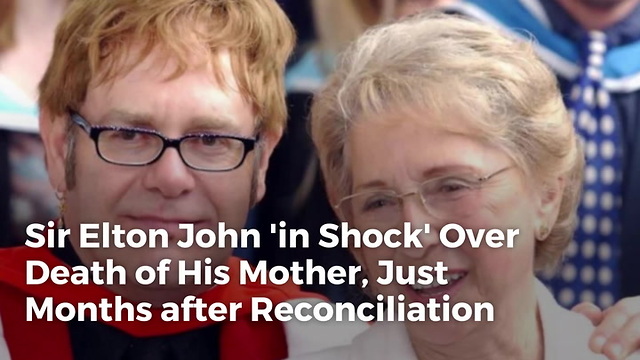 Sir Elton John 'in Shock' Over Death of His Mother, Just Months after Reconciliation