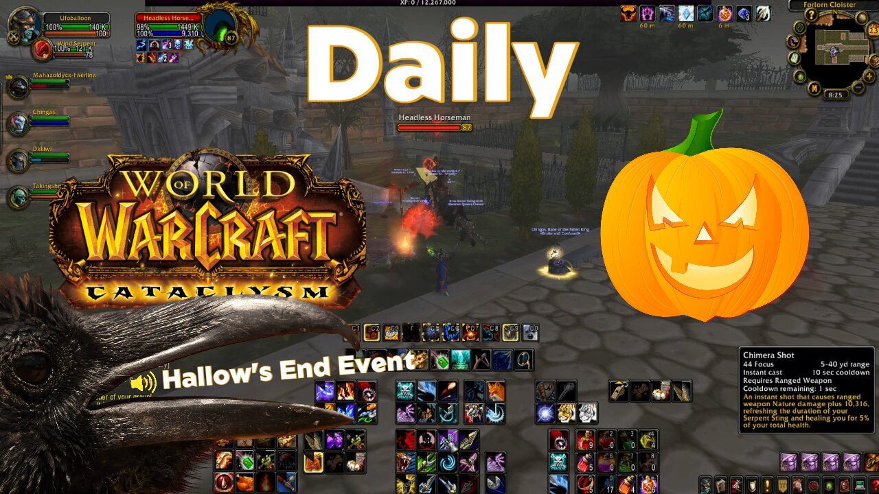 WoW Classic Cataclysm - Daily's Hallow's End Event