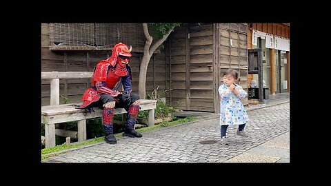 SAMURAI MANNEQUIN PRANK in JAPAN 05 Kawagoe Saitama