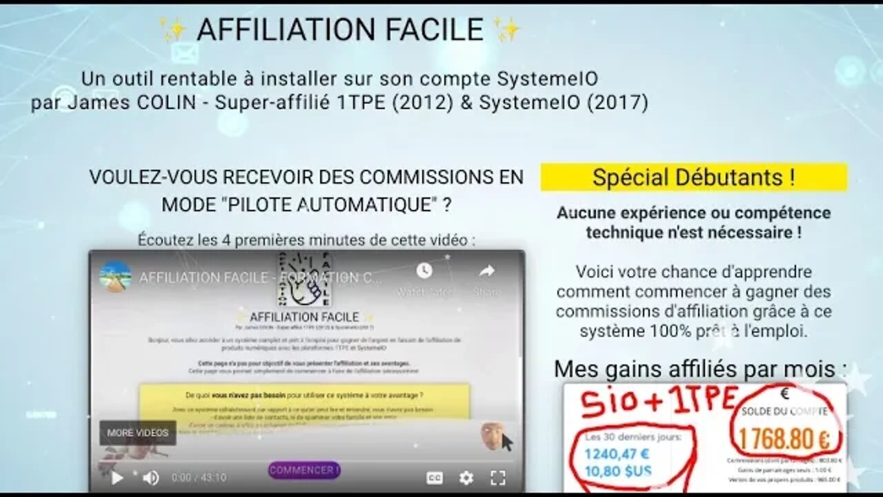 Affiliation Facile : Spécial Débutants