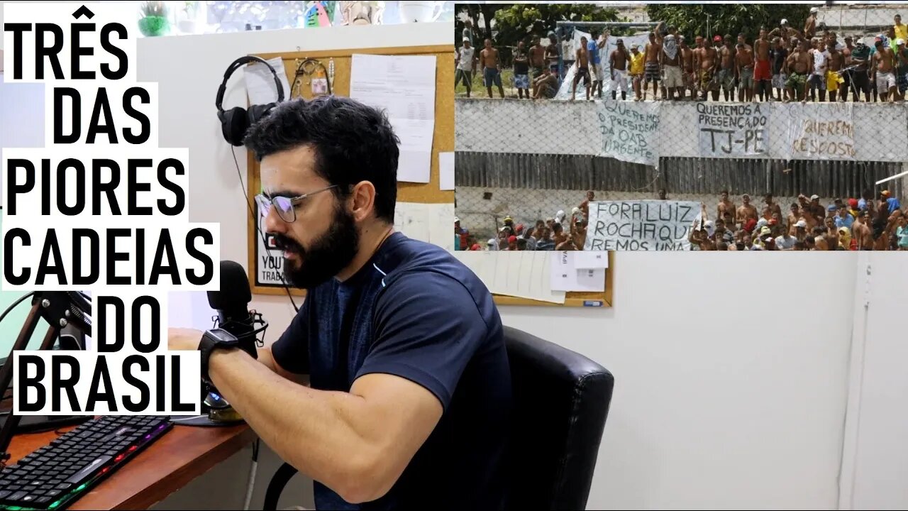 POLÍCIA PENAL - 3 das PIORES CADEIAIS do Brasil