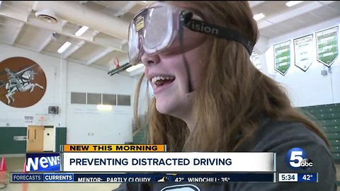 Nordonia High School fights distracted driving