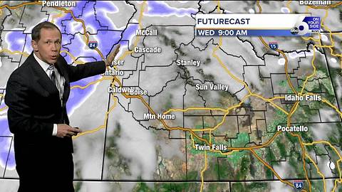 Snow and Rain Bearing Down on Idaho
