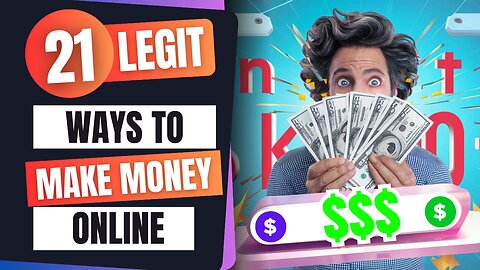 21 Legit Ways to Make Money Online in 2024 | Online Money Making Ideas for Beginners!