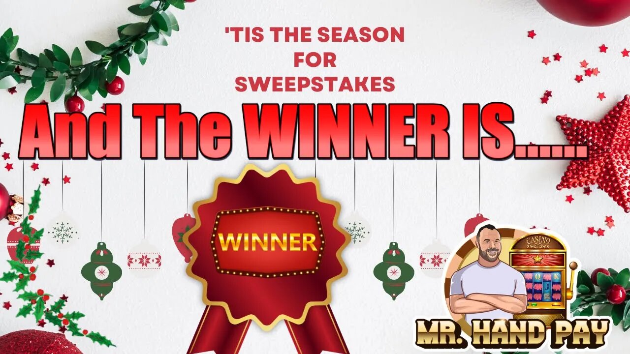 SWEEPSTAKES WINNER ANNOUNCED!! THANK YOU ALL FOR AN AMAZING YEAR! WIN BIG AT FOXWOODS