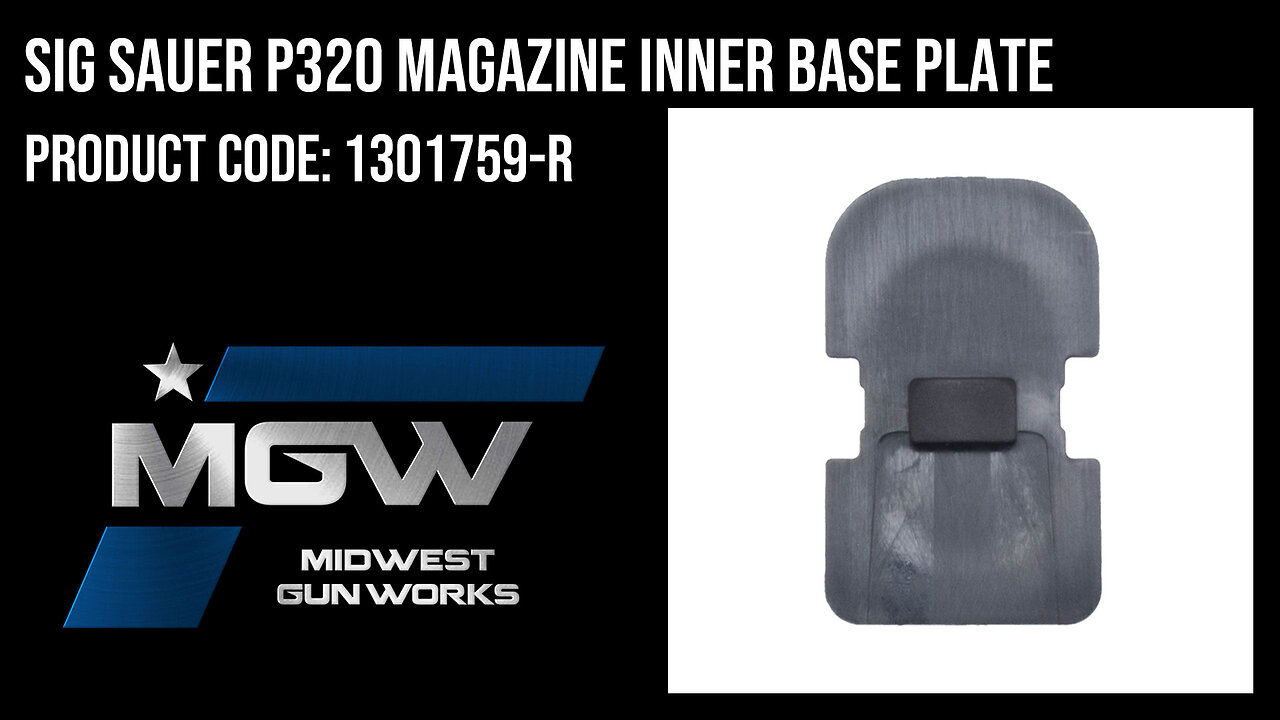 Sig Sauer P320 Magazine Inner Base Plate - 1301759-R