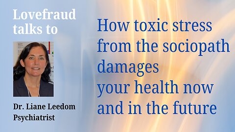 How toxic stress from the sociopath damages your health