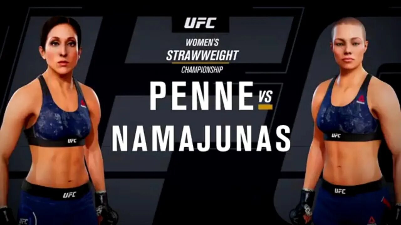 EA Sports UFC 3 Gameplay Rose Namajunas vs Jessica Penne