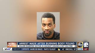 Murder Arrest after burned body