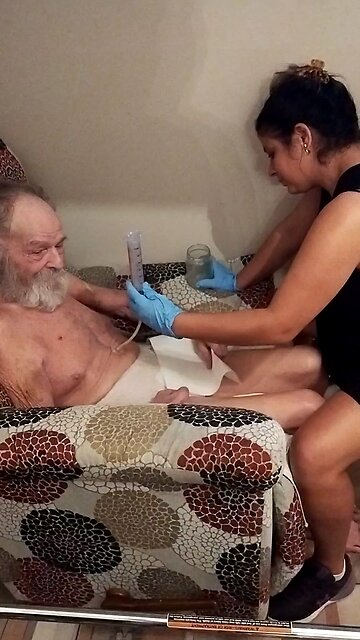 Jessica, our new caregiver, rapidly learned new nursing skills