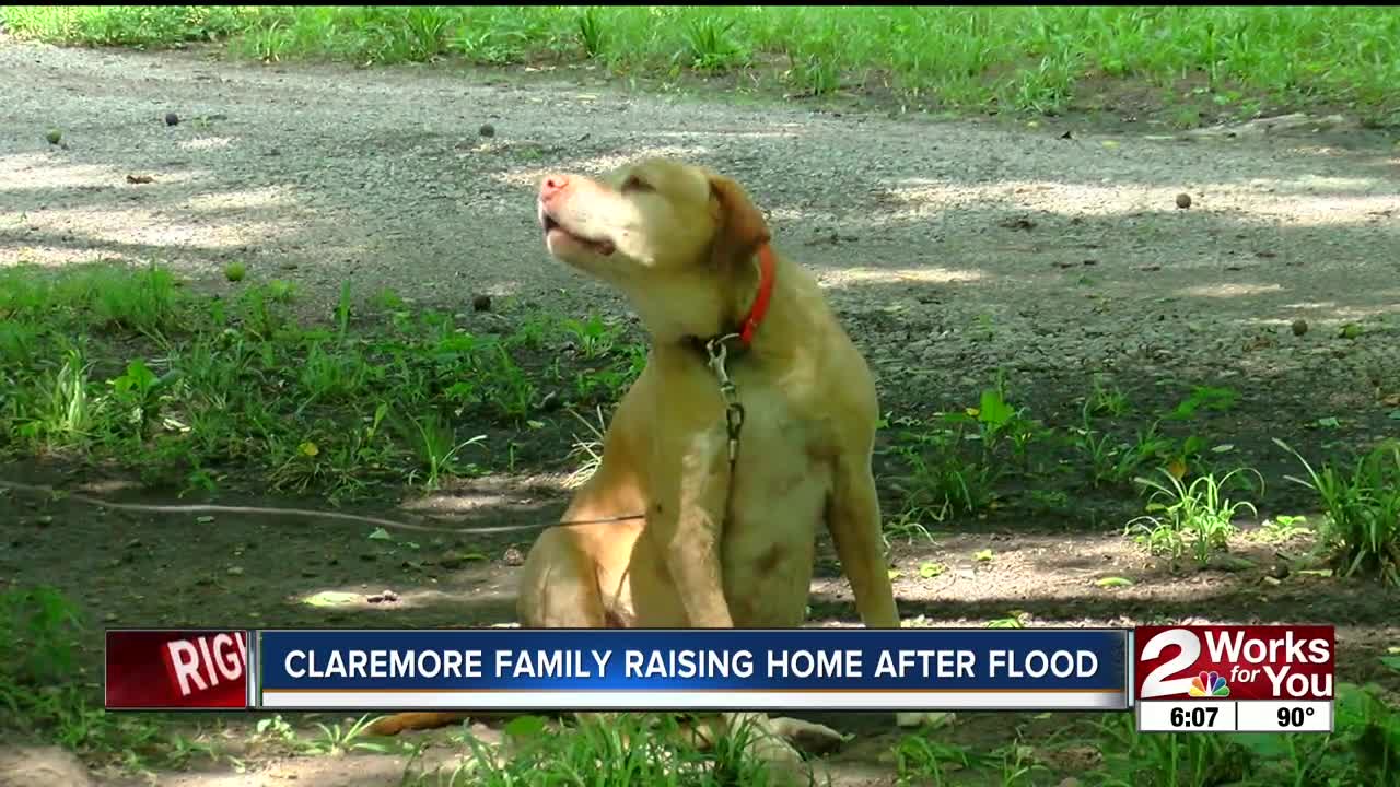 Claremore Family Raising Home After Flood