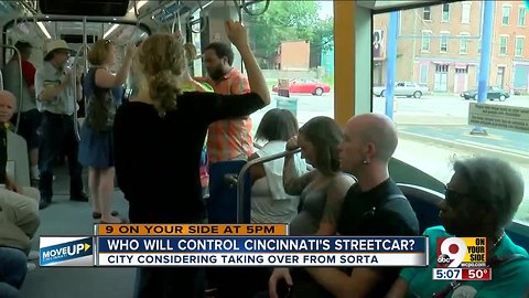 Who will control Cincinnati's streetcar?