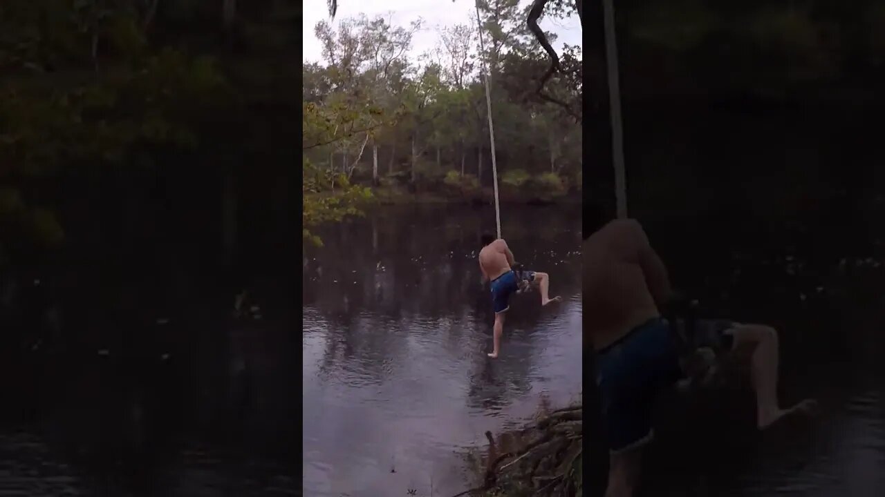 Failed Rope Swing Attempt on the Edisto River