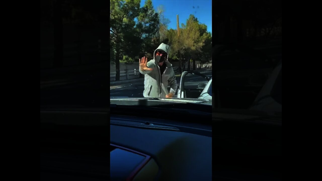 ROAD RAGE DRIVER HAS A CRAZY DEMAND 😨😨 For Entertainment only