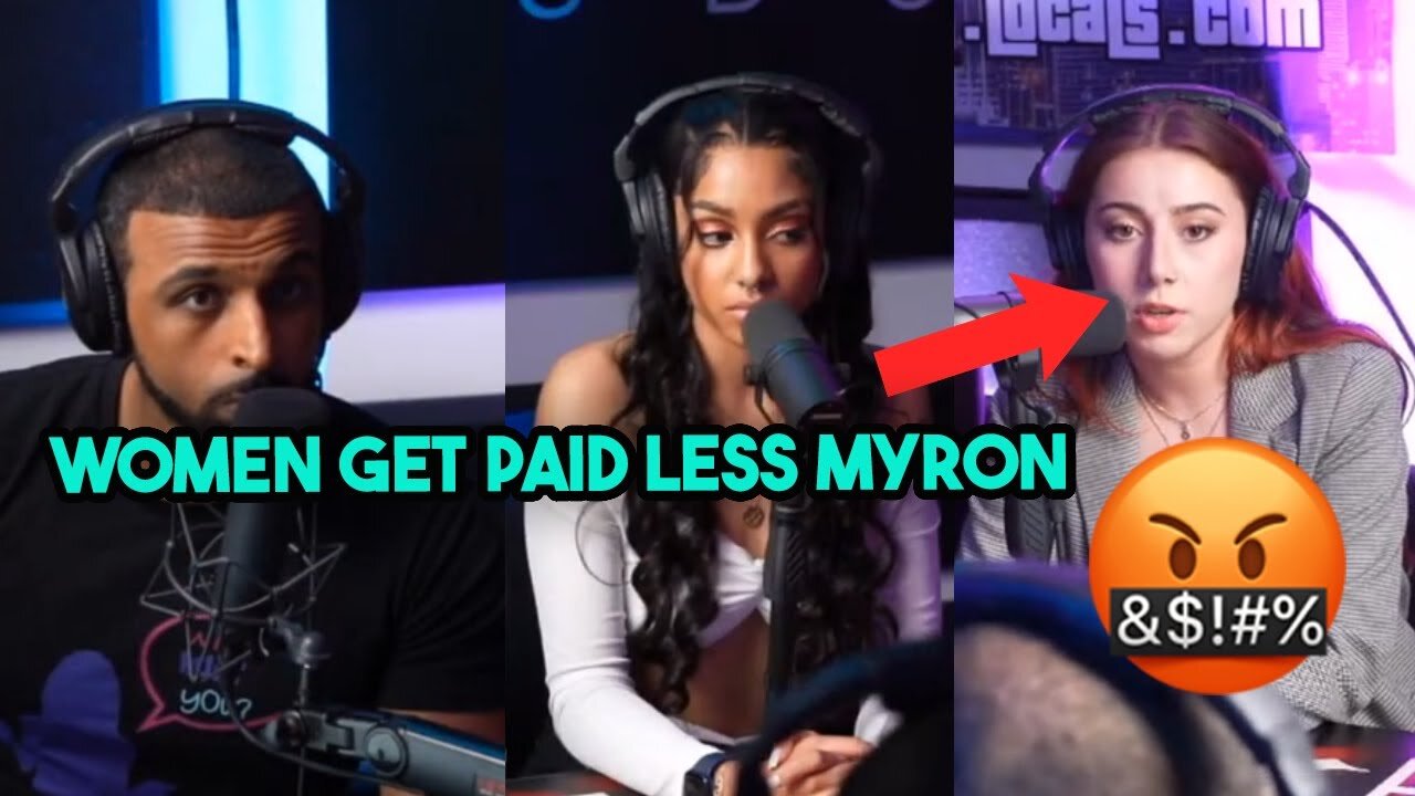 Bitter FEMINIST Tried To Debate Myron On WAGE GAP And Got DESTROYED