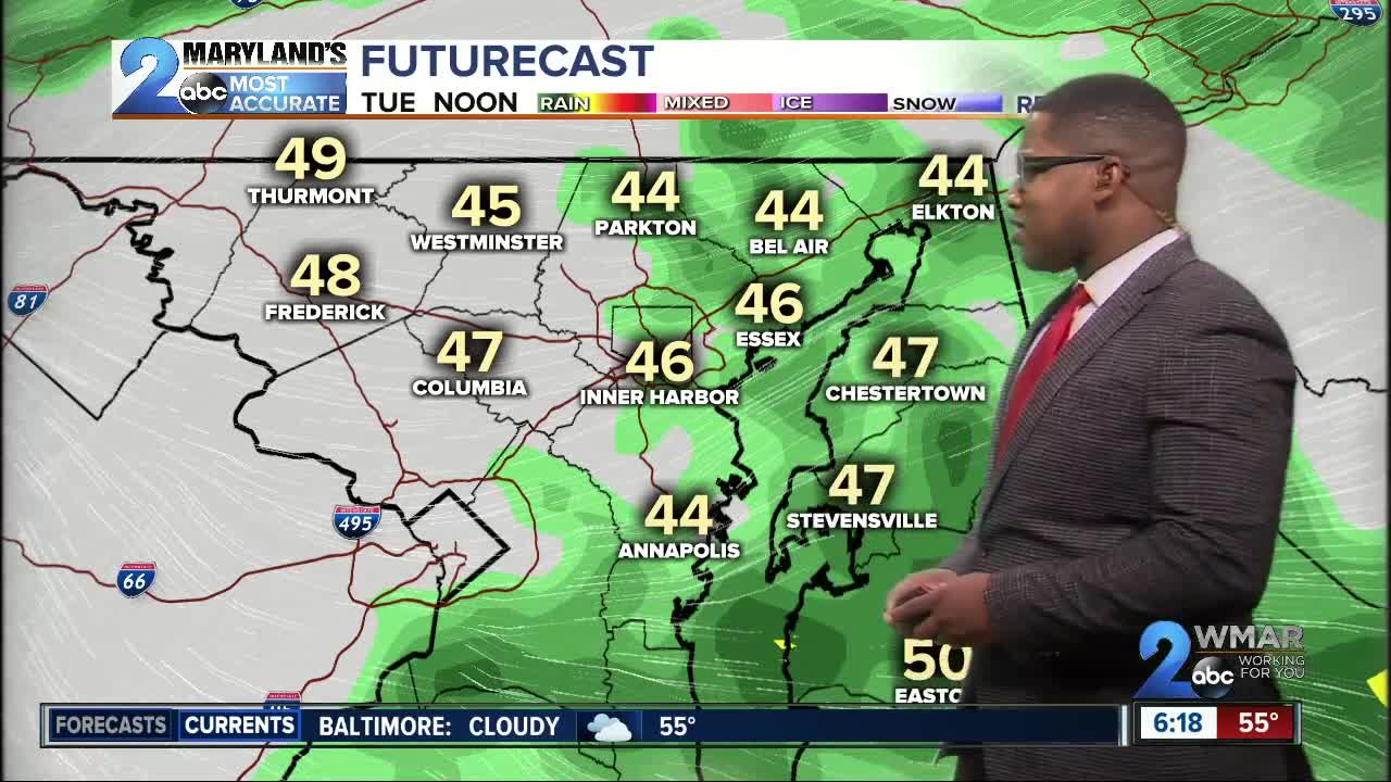 Cloudy With Showers Moving In