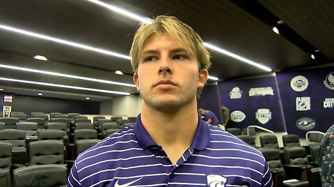 Kansas State Football | Austin Moore Postgame Interview | K-State 34, South Dakota 0