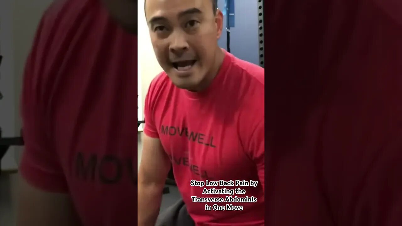 How to Stop Low Back Pain in One Move - Move Well Live Well