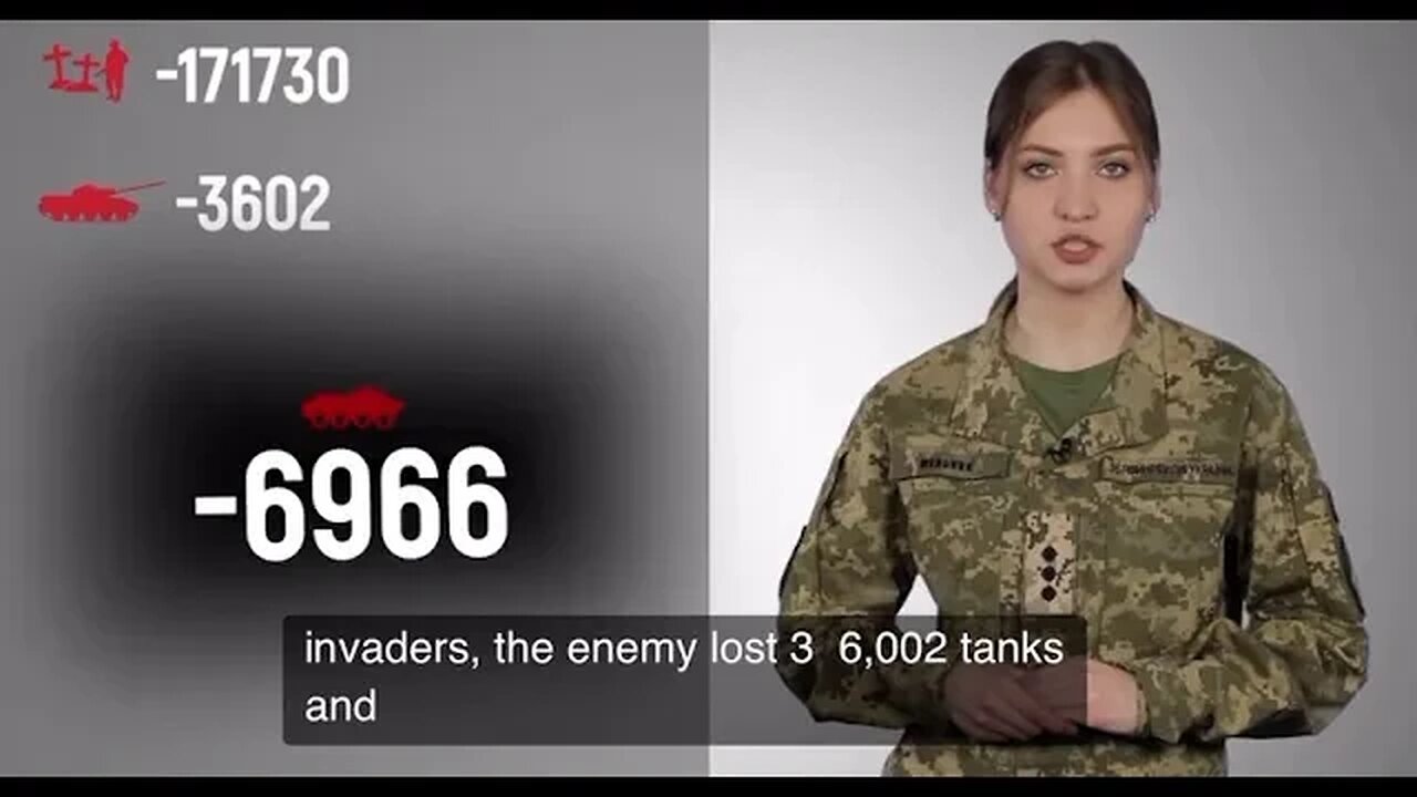 Ukrainian report on Russian losses