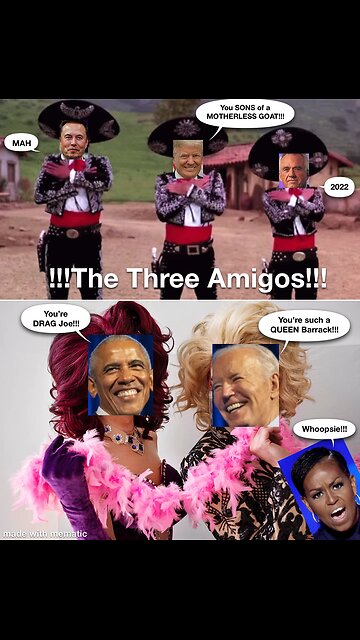 The Three Amigos Verses The DRAG and the QUEEN of KINGS!!!