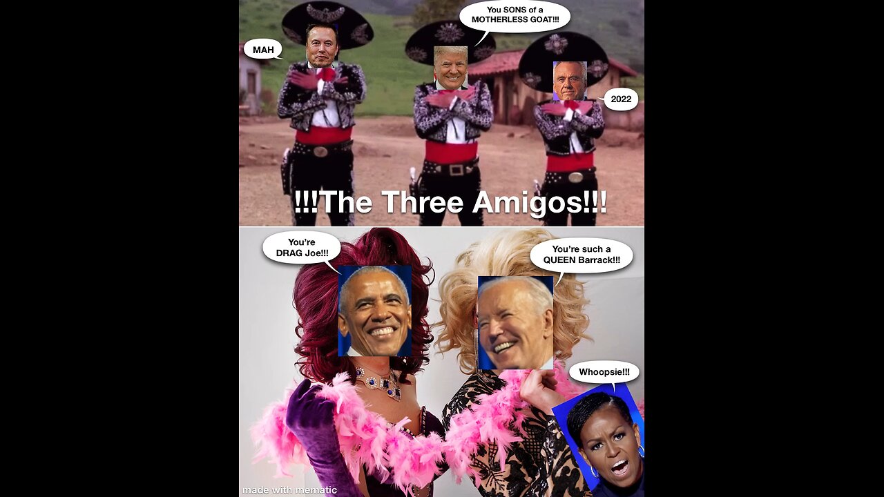 The Three Amigos Verses The DRAG and the QUEEN of KINGS!!!