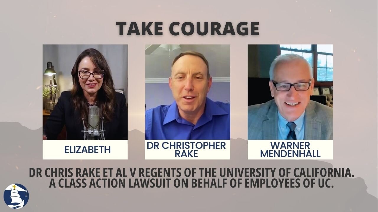 Take Courage - An interview with Warner Mendenhall and Dr Christopher Rake