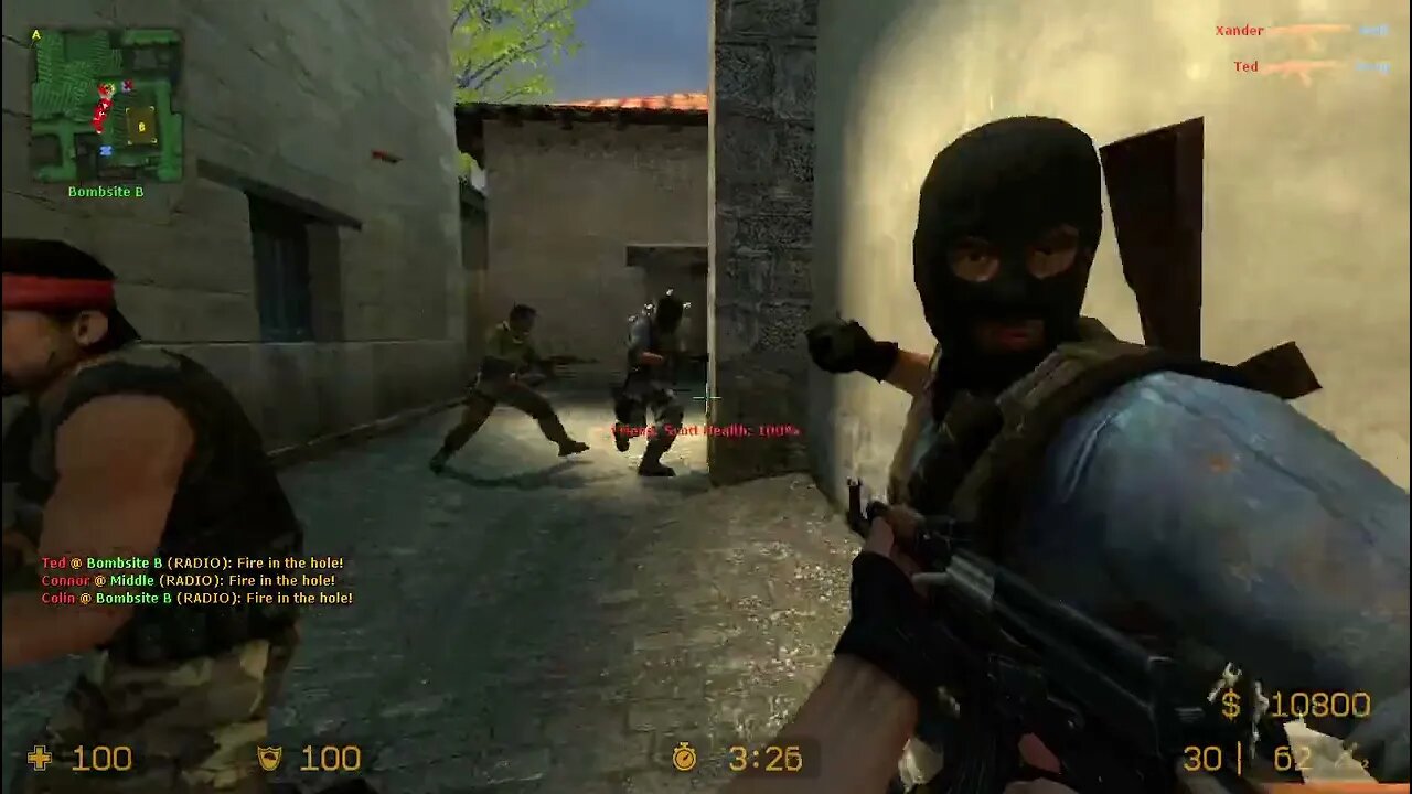 Counter Strike Source Inferno Bots #6 Only Assault Rifles