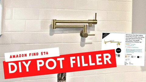 Adding Pot Filler Water Line | Pot Filler Plumbing for $50