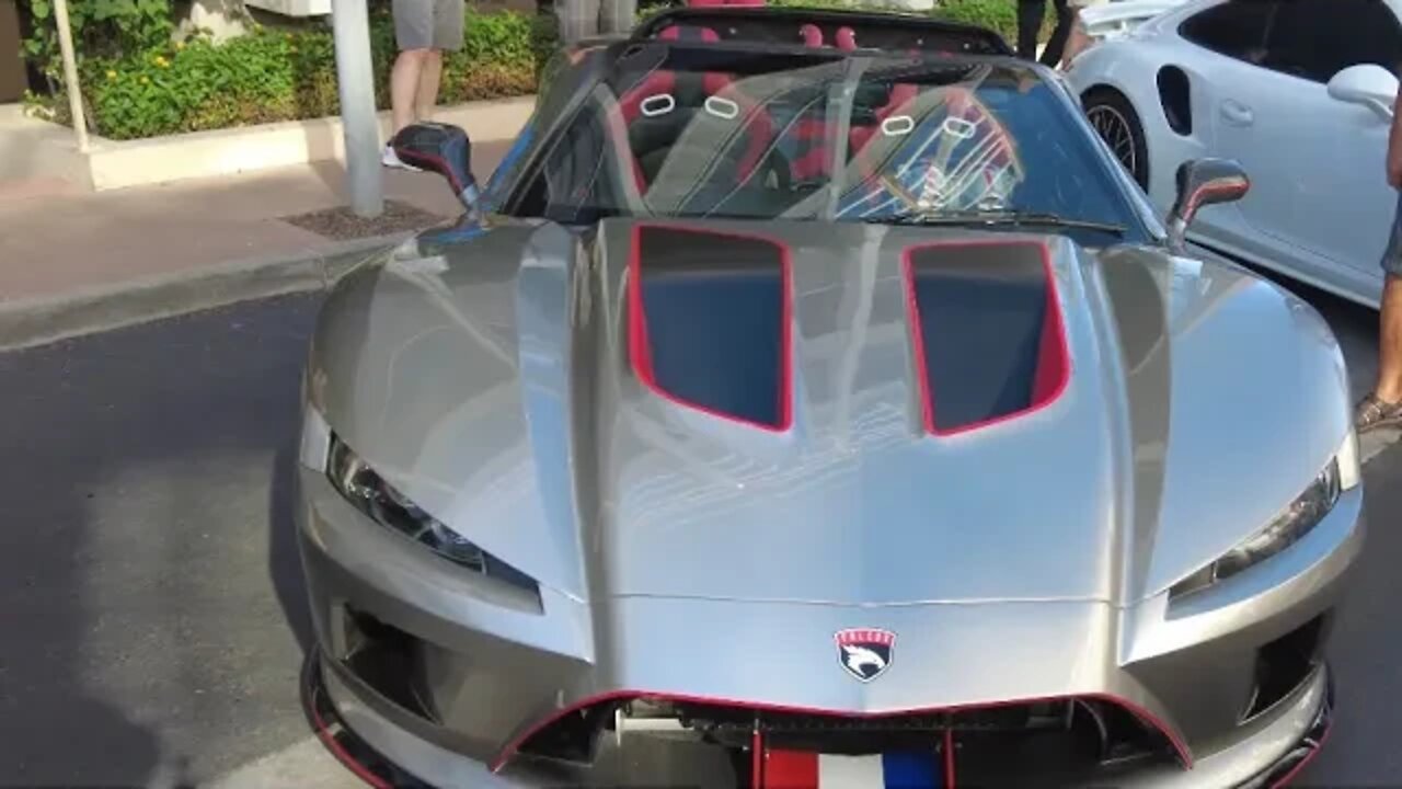 Insane American Supercar Falcon F7 At Az Car Show