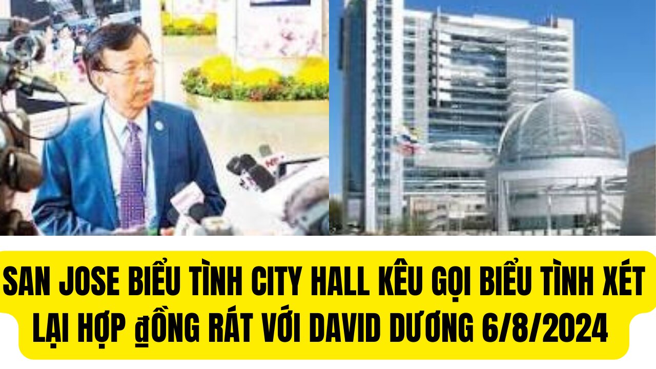 Tin Tổng Hợp 30/7/2024 San Jose Kêu Gọi Biểu Tình Chống Nghị Quyết 1334 Ngày 6/8/2024.