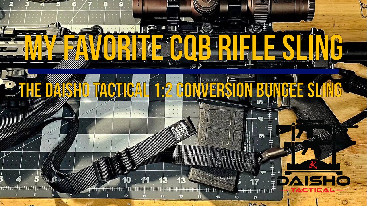 My Favorite CQB Sling - The Daisho Tactical 1:2 Conversion Bungee Sling