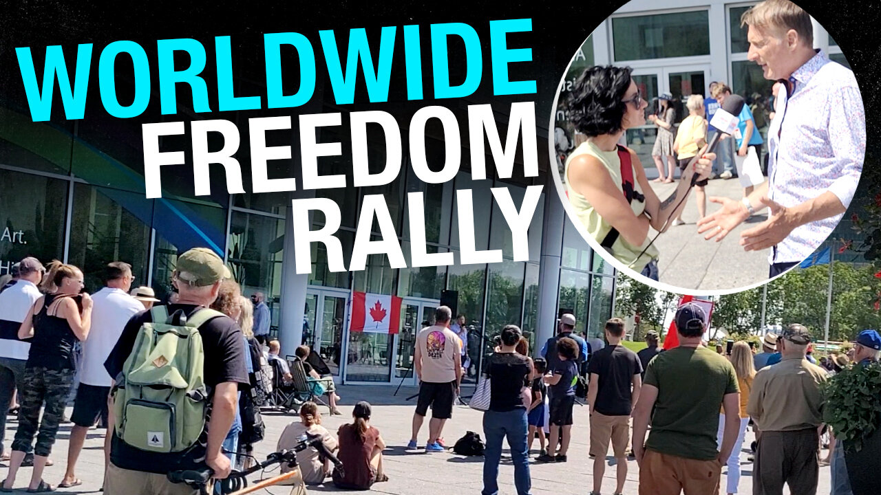 “Much bigger agenda at play”: Protesters rally against vax passports, future lockdowns in Edmonton