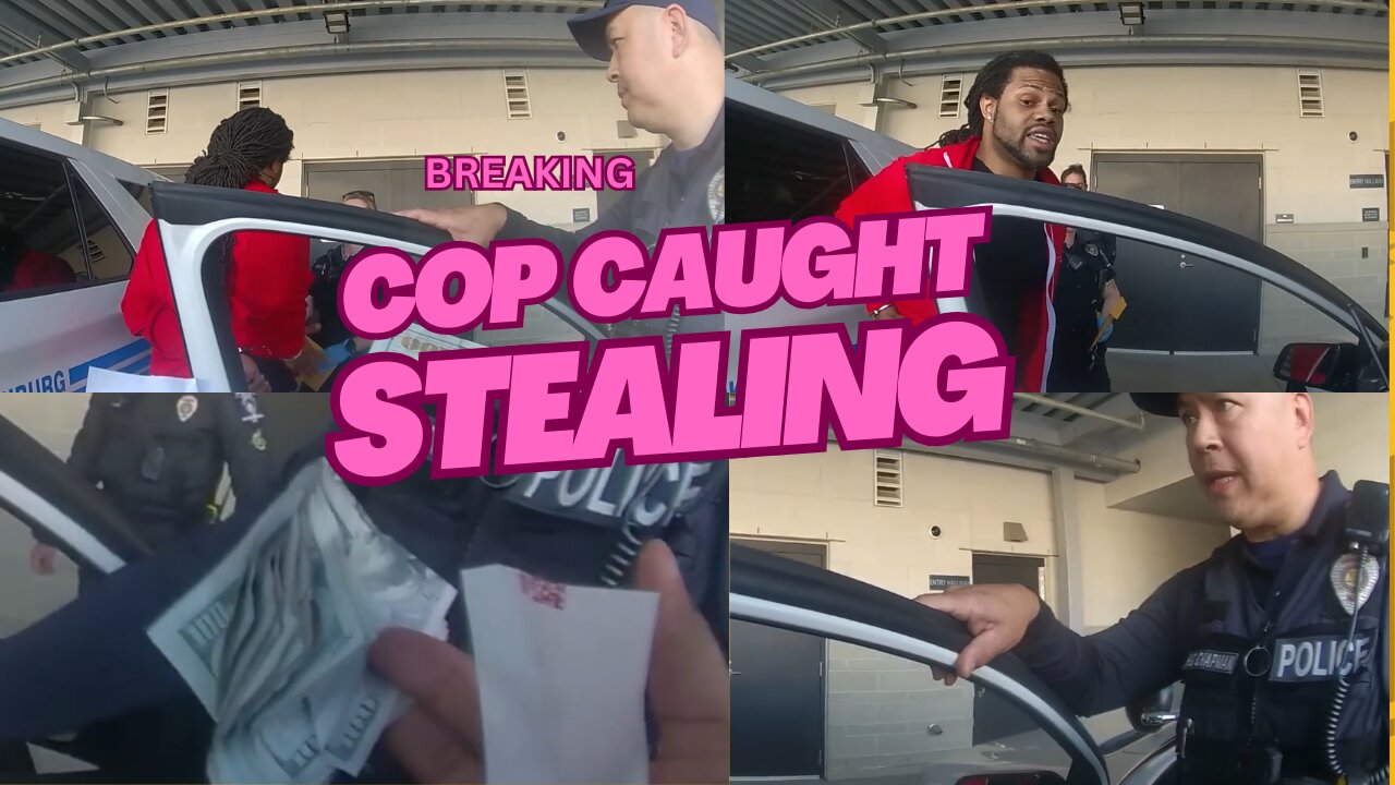 Officer Caught Stealing Suspects Money cam #2