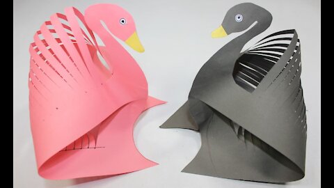 Beautiful duck make with paper | Paper Craft