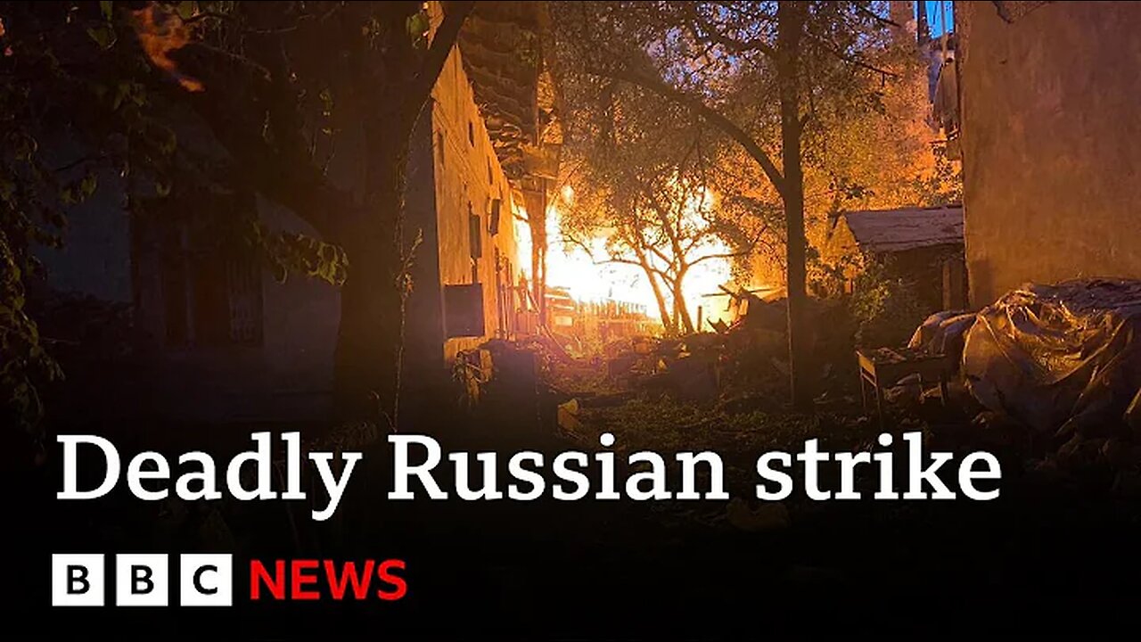 Russian strike on Lviv in Ukraine kills seven / BBC News