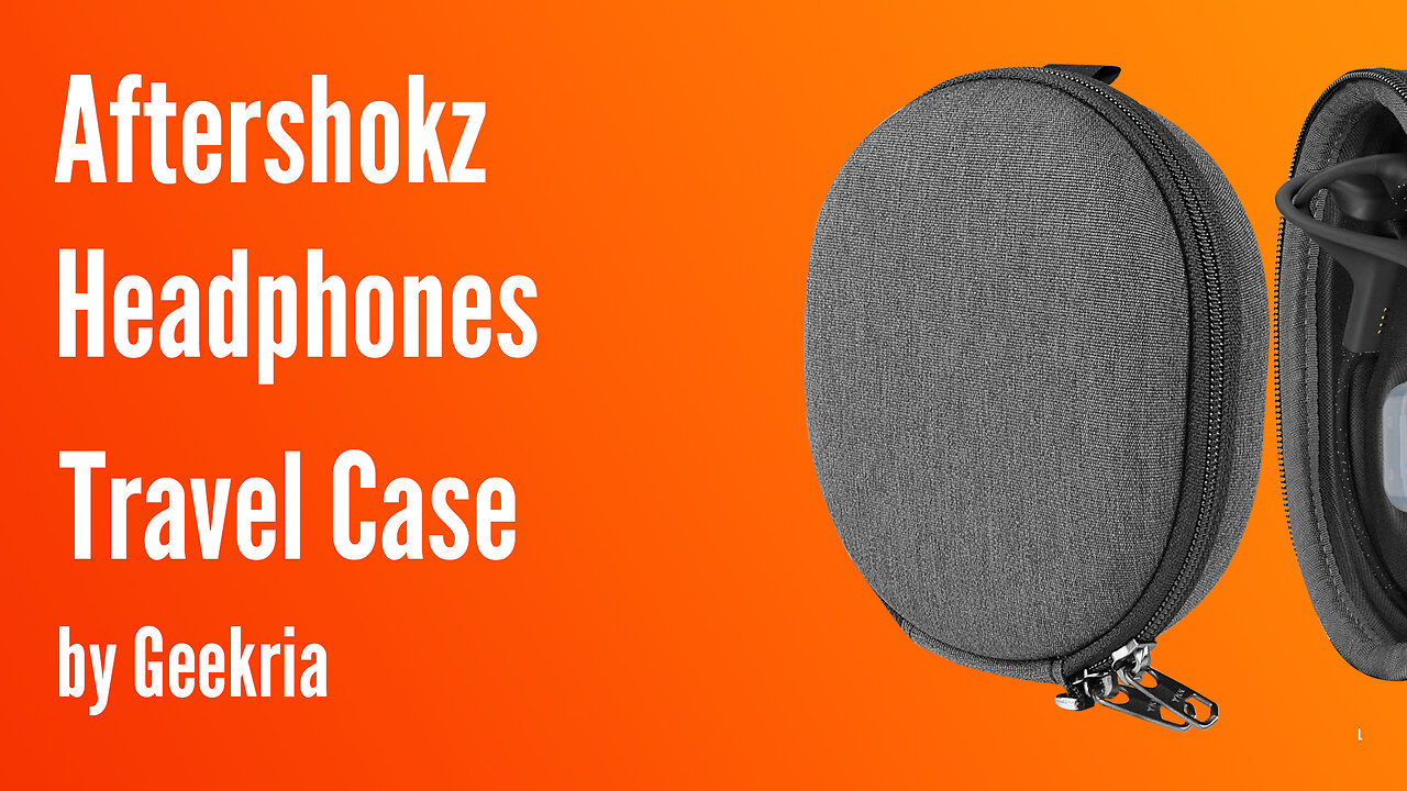 Aftershokz On-Ear Headphones Travel Case, Hard Shell Headset Carrying Case | Geekria