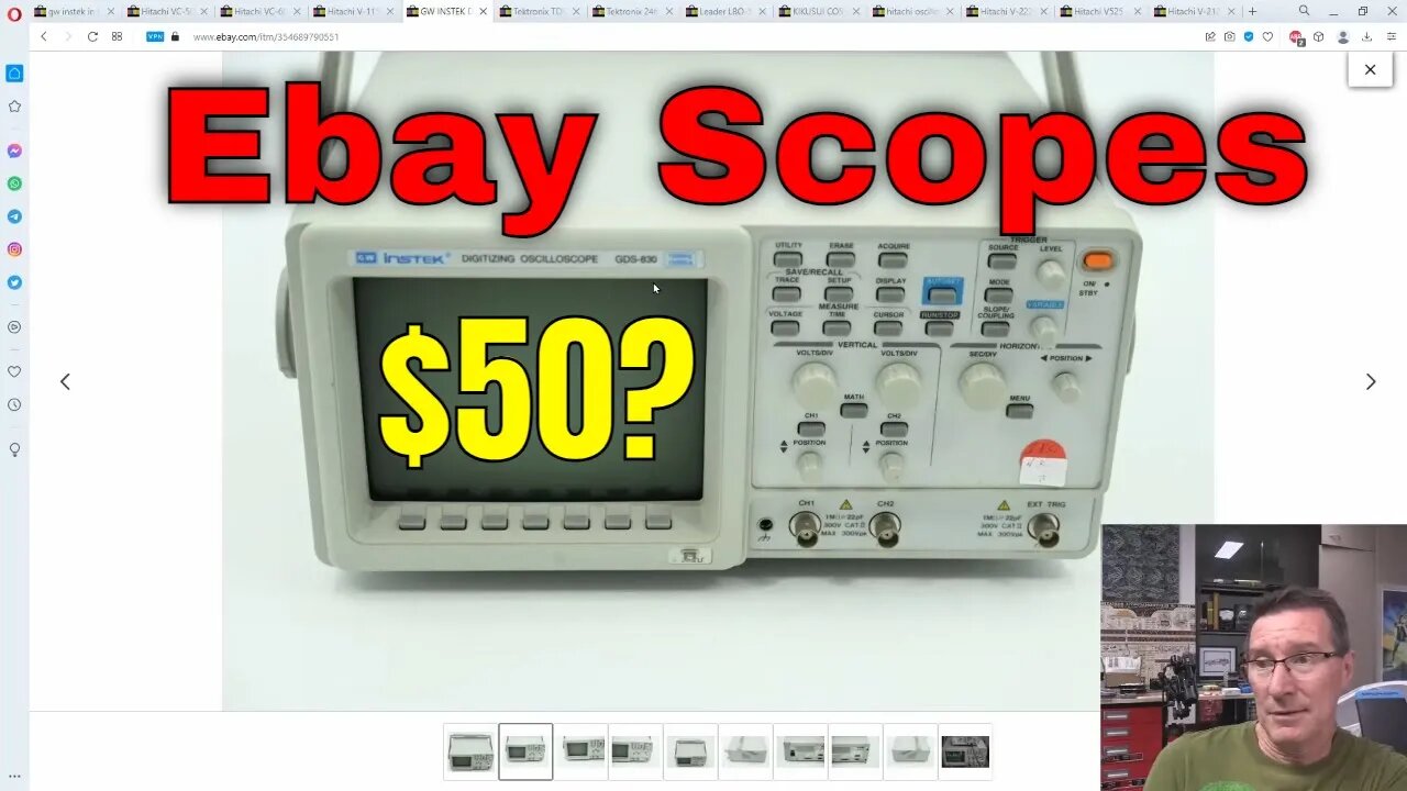 EEVblog 1536 - How to find a $50 Oscilloscope on Ebay (Part 3)