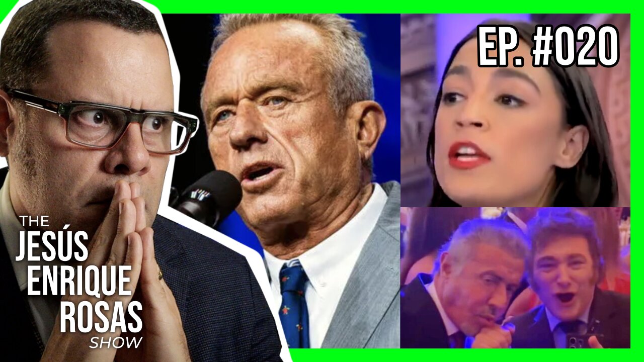 Ep. 20: RFK Jr. is IN, AOC drops PRONOUNS, Milei hugs Stallone and MOAR!