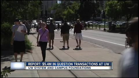 Report: $5.4 million in questionable UW transactions