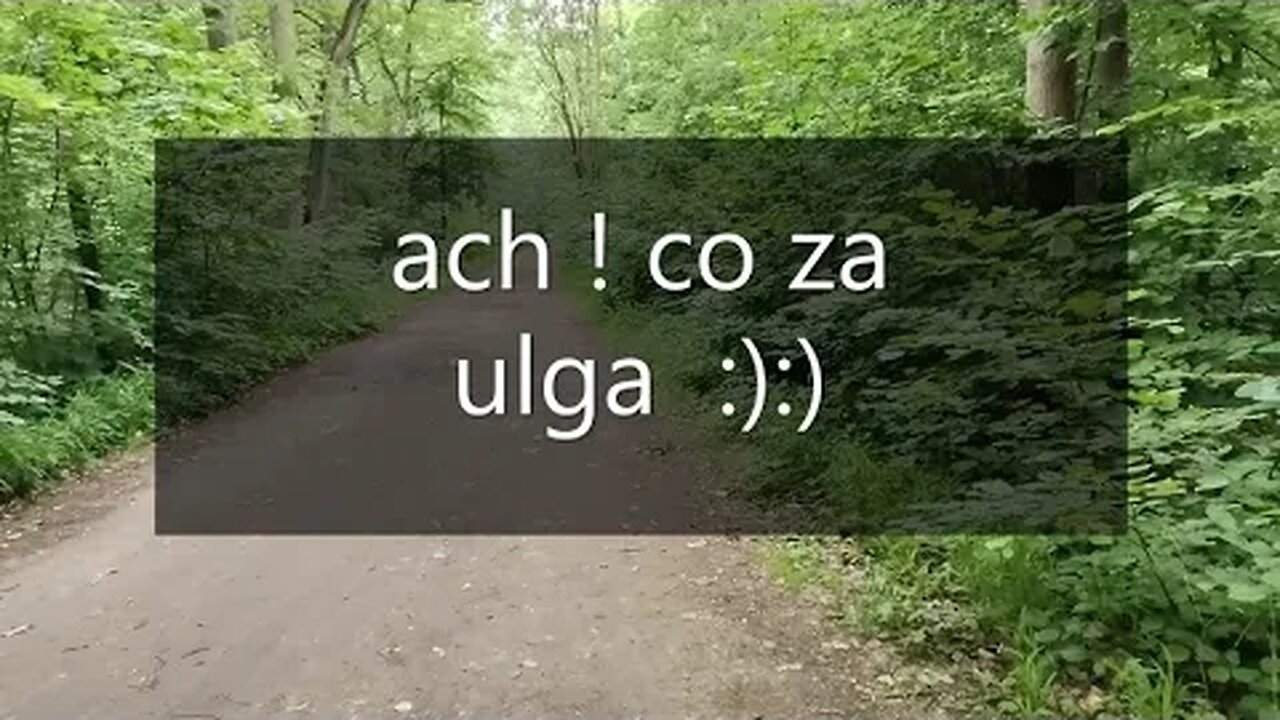 ach ! co za ulga