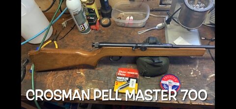 Crosman Pell Master 700 Co2 22 caliber pellet rifle pulled from the grave.