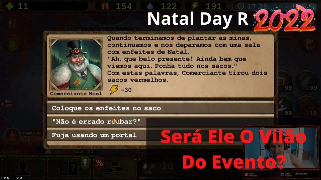 Descobrimos Quem Será O Verdadeiro Vilão No Natal Do Day R Survival. O Mercenário Noel Sabotador rpg